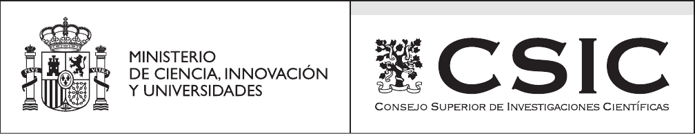 Ministerio de Ciencia, Innovación y Universidades y CSIC